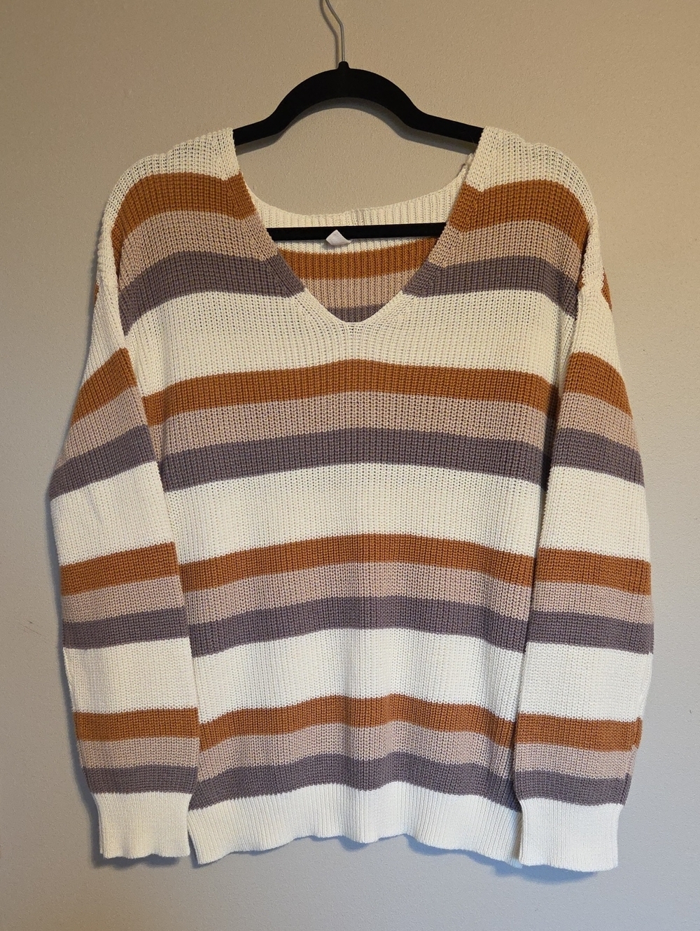 WISHLIST Striped V-Neck Sweater